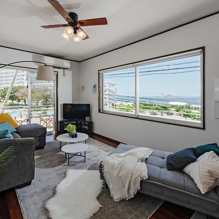 Ocean View Terrace Bise Villa Motobu Luaran gambar