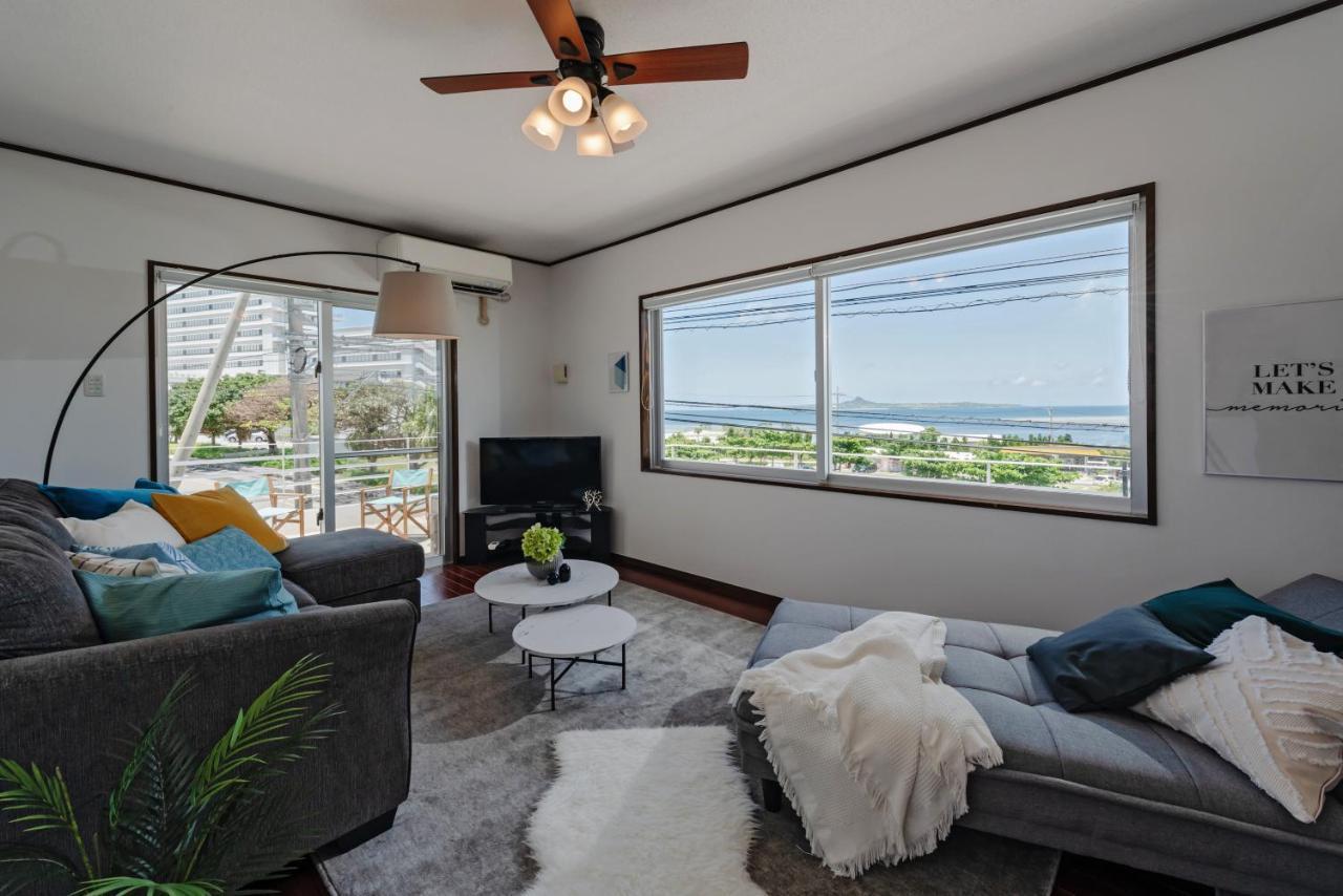 Ocean View Terrace Bise Villa Motobu Luaran gambar
